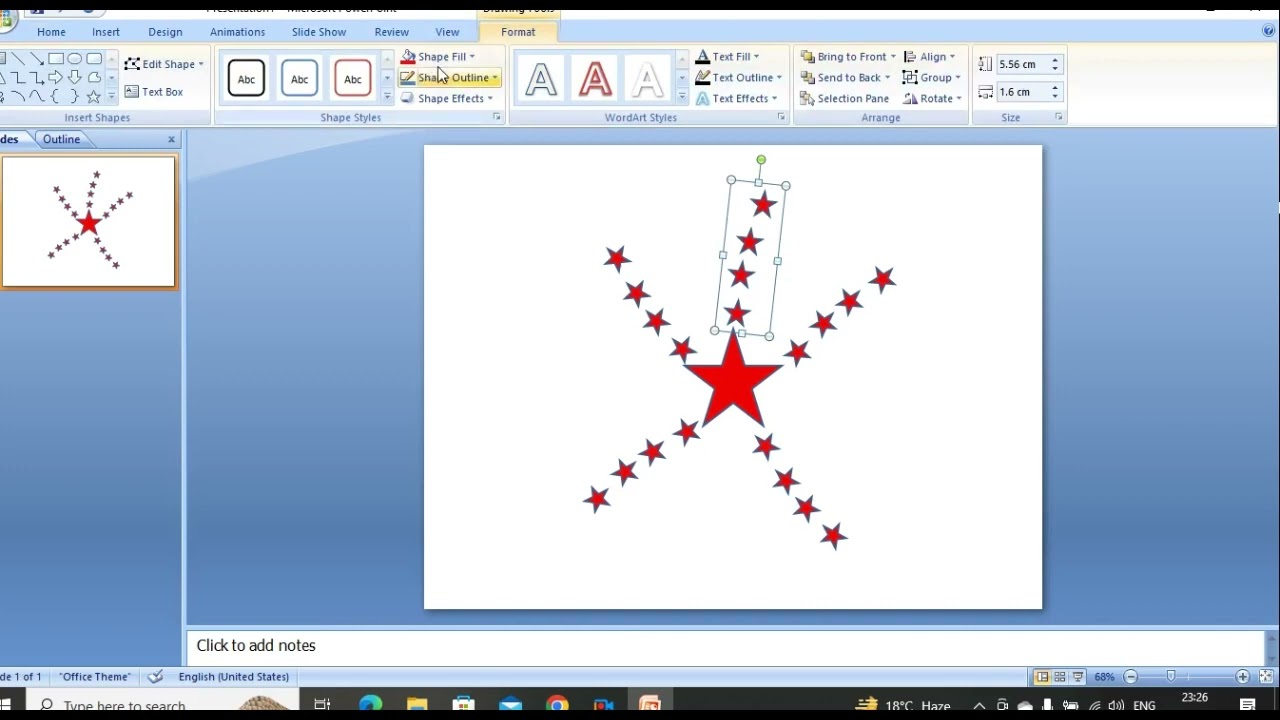 powerpoint  star animation | powerpoint me animation kaise banaye | powerpoint star animation video