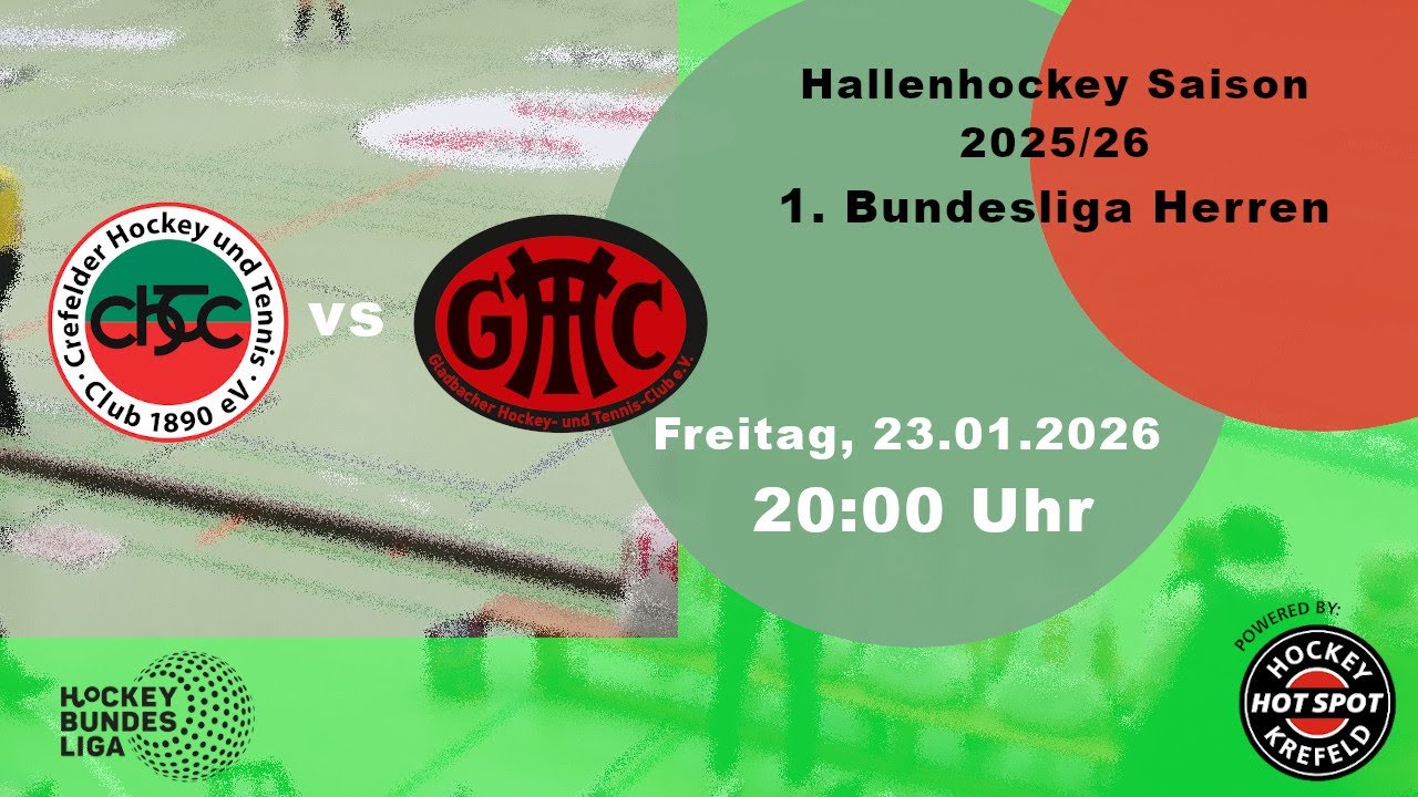 Crefelder HTC - Gladbacher HTC - Herren 1. Hallenhockey Bundesliga