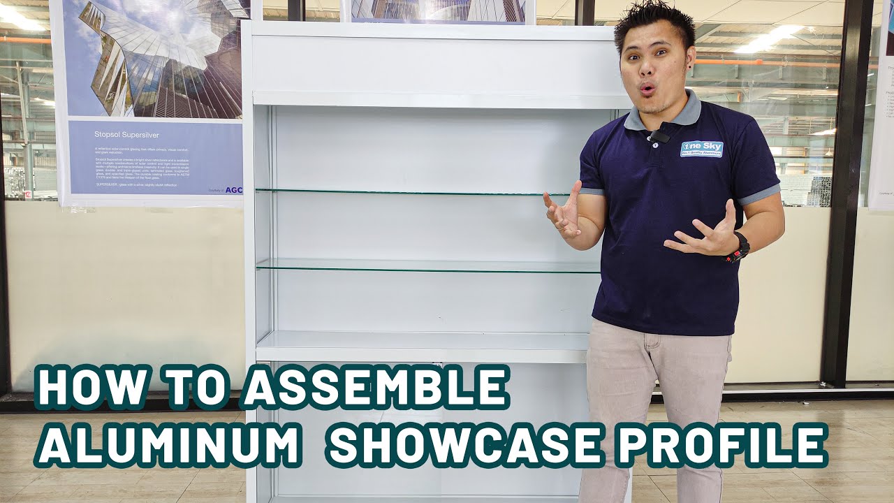 HOW TO ASSEMBLE ALUMINUM  SHOWCASE PROFILE