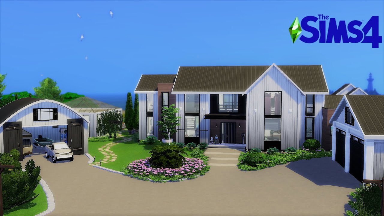 Dream Home I Industrial Farmhouse I Stop Motion I No CC I The Sims 4