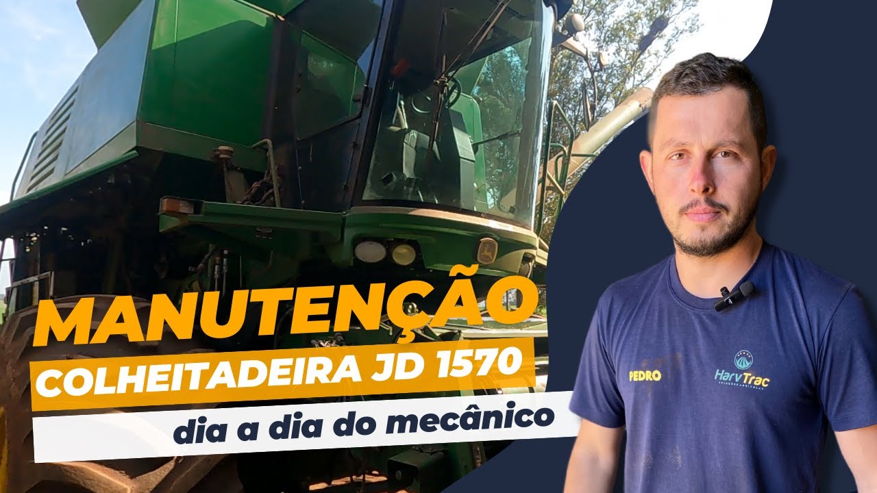 Dia a dia do mecânico | Manutenção parcial na colheitadeira JD 1570