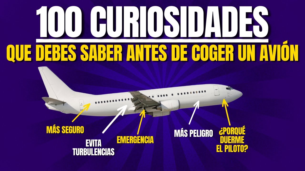 100 Curiosidades que NO Sabías sobre los Aviones!