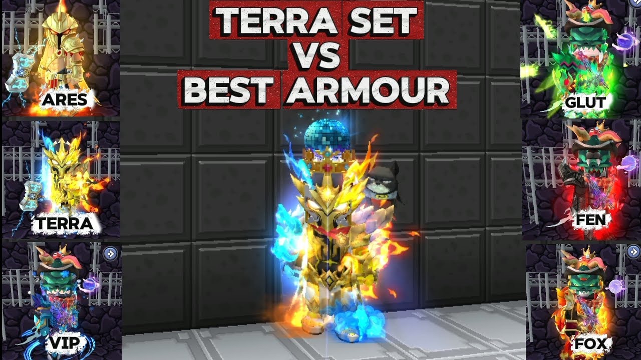 Terra Armour Vs Skyblock Best Armours || #skyblock #blockmango 