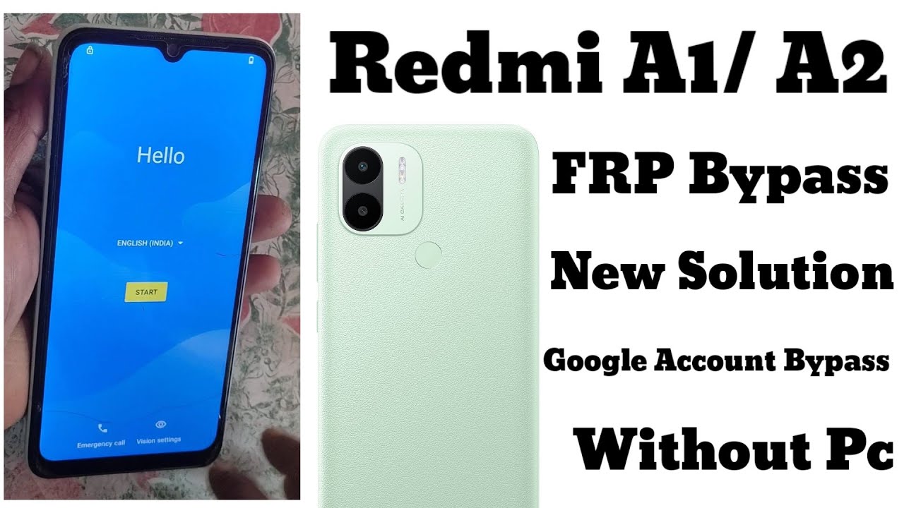 Redmi A2/ A1Frp Bypass 💥New Method / Redmi A2 Google Account Remove Without Pc /Redmi A1 Google Lock