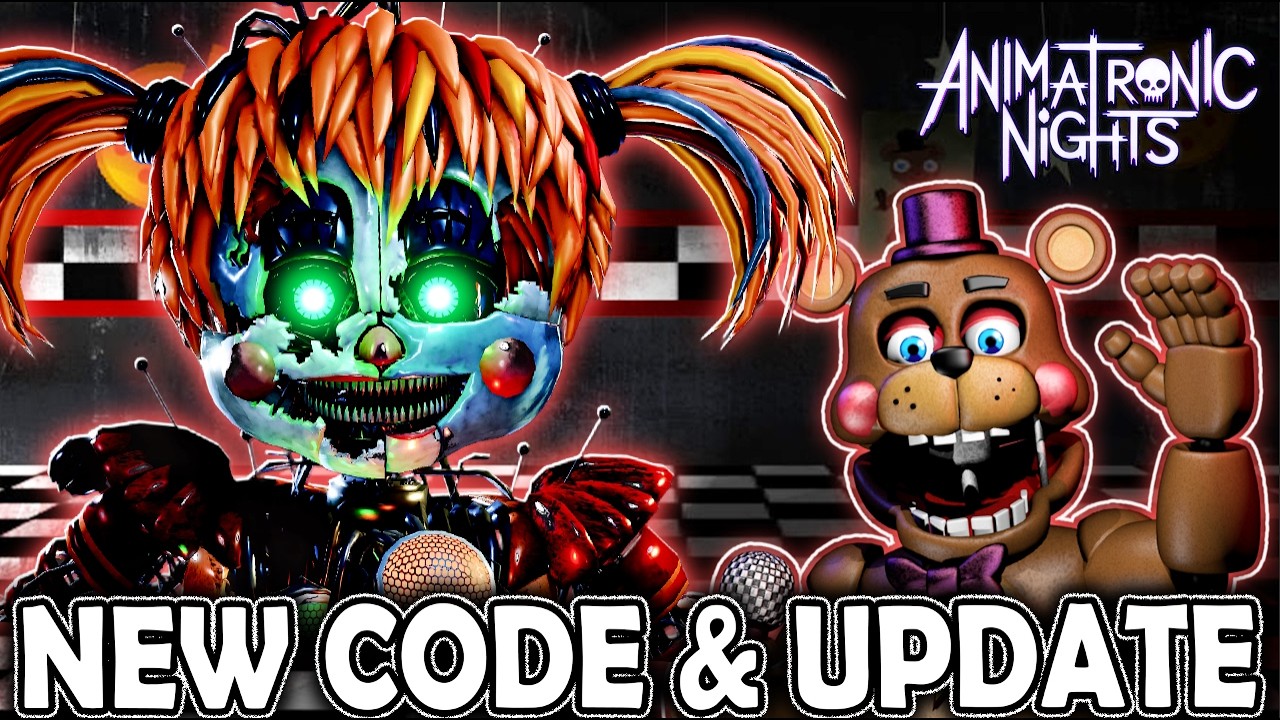 (NEW CODE) NEW SCRAP BABY is INSANE (NEW UPDATE) Animatronic Nights FNAF Roblox