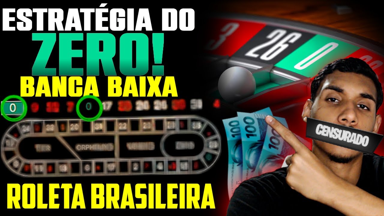 A MELHOR ESTRATÉGIA DE ROLETA BRASILEIRA PARA BANCA BAIXA!