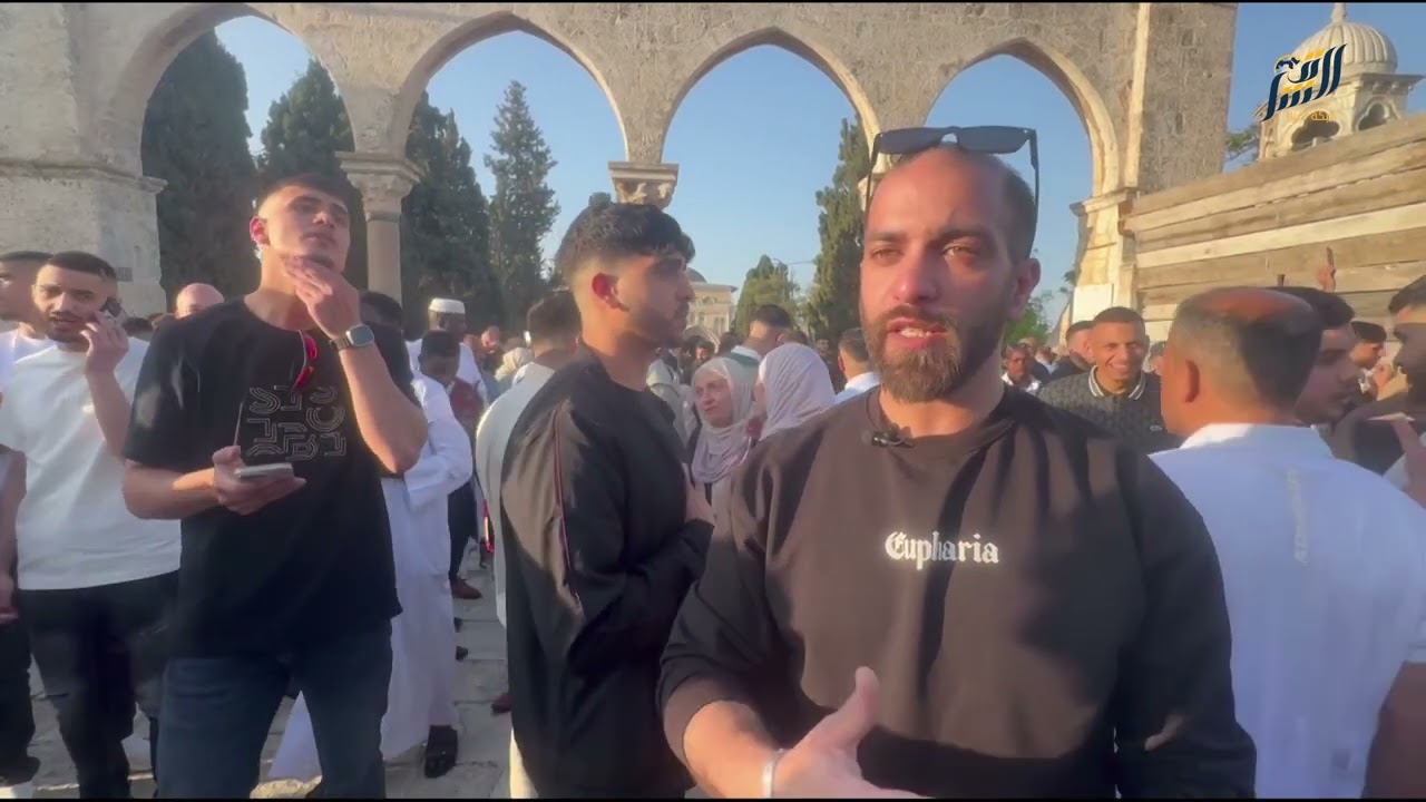 80 ألف مصلي أدوا صلاة العيد في رحاب المسجد الأقصى