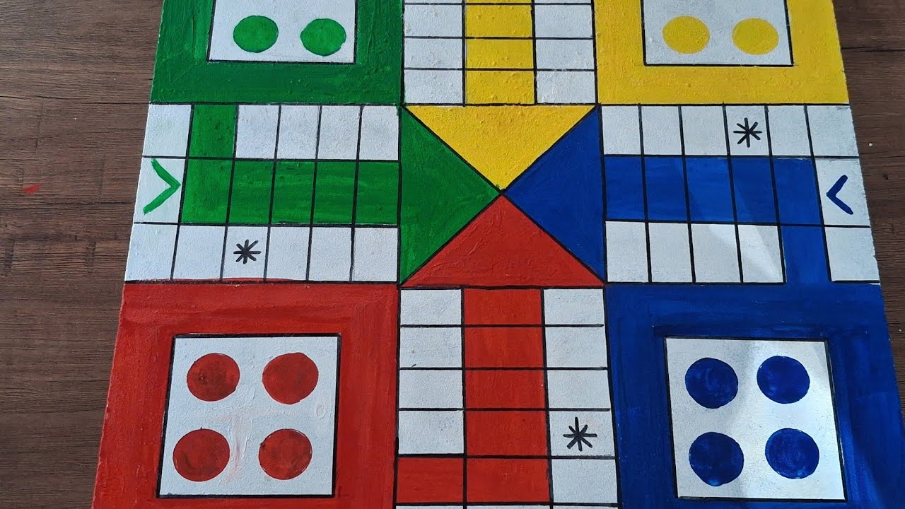 Tile convert in to memorable game | ludo #art #diycraft #trending #craftholic #viral 
