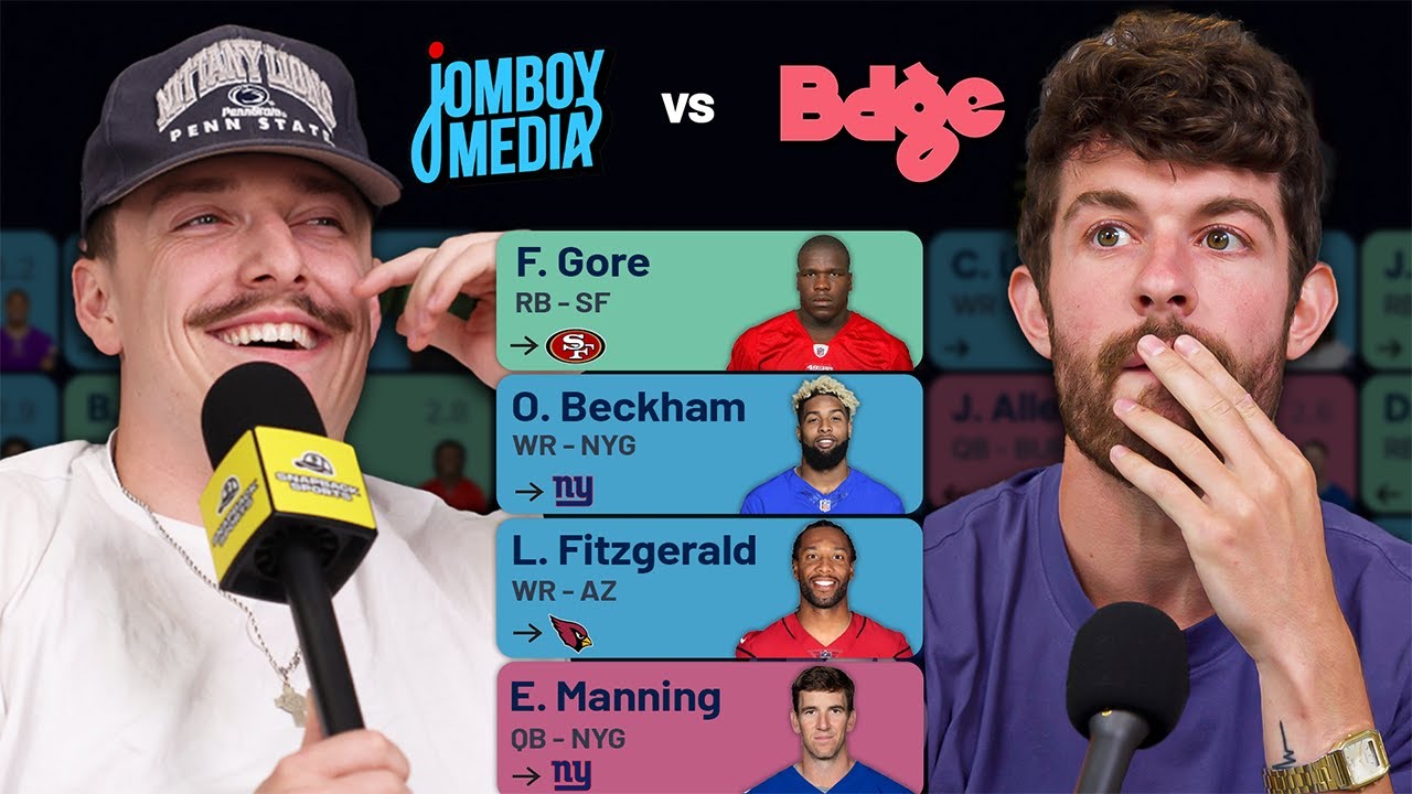 BDGE and Jomboy Split Up in ALL-TIME Fantasy Drafts
