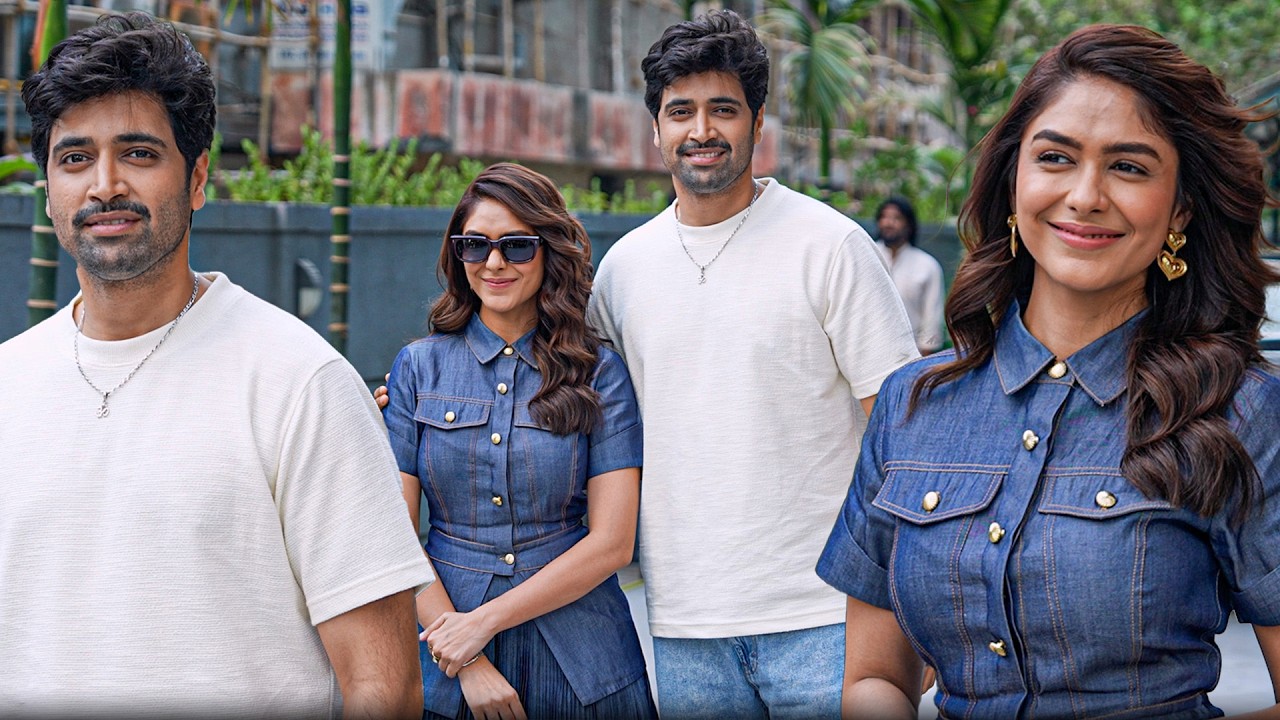Mrunal Thakur with Adivi Sesh 🔥 Cute Spotting Goes Viral | Celebs Together