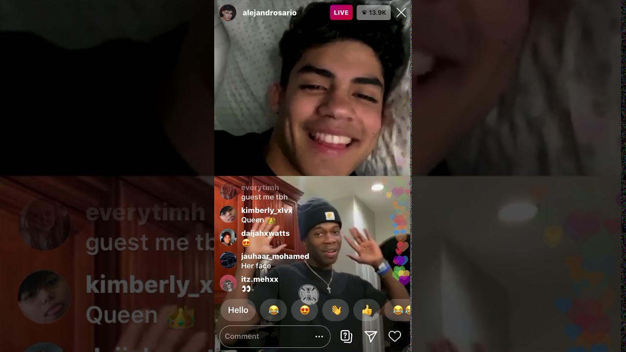 Alejandro is live with Anne and Roshuan on 3-31-20