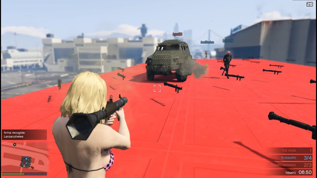 Partida a Mu3rte - Jugando con el Crew  Parte 1 😵 GTA Online