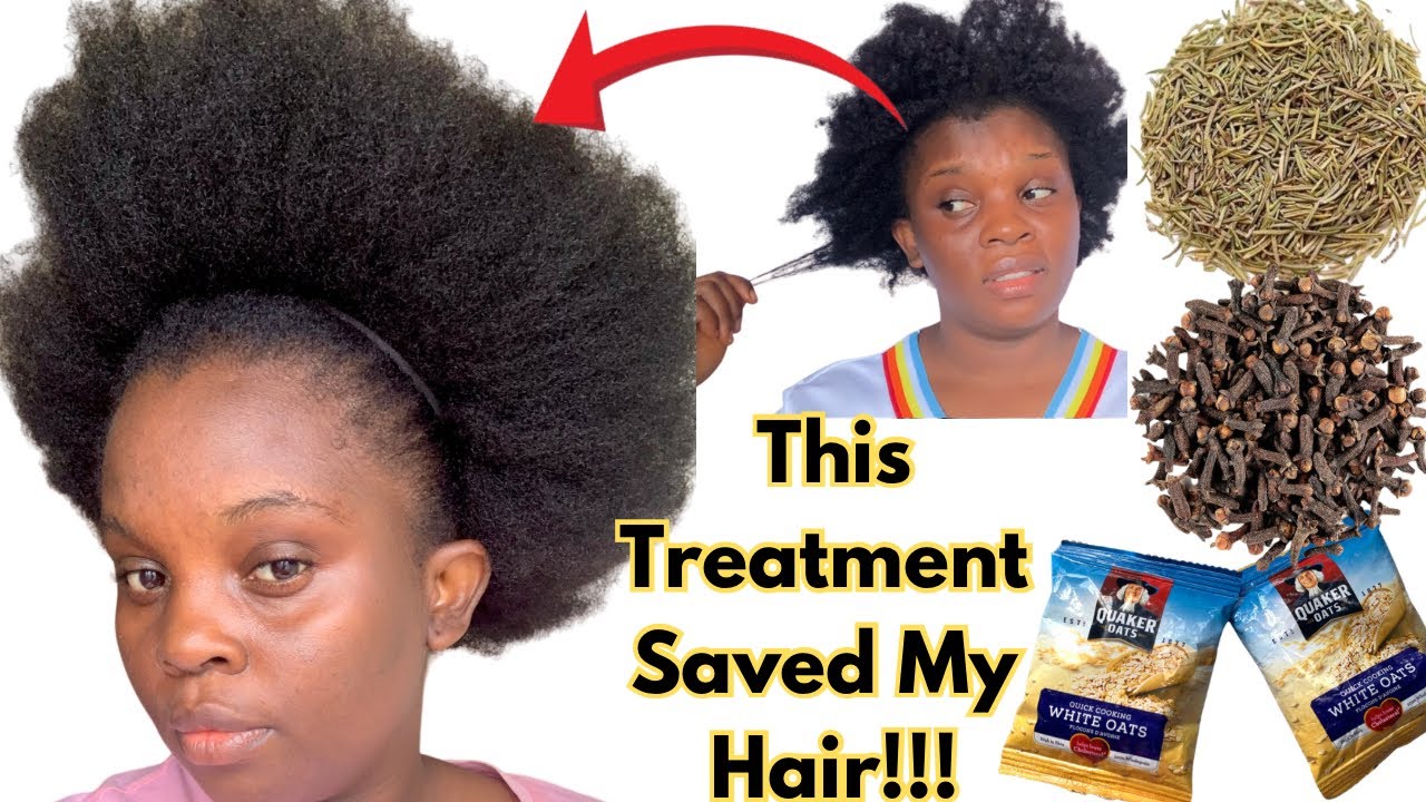 The Secret to Double Hair Growth! Shocking Results with Oatmeal Mask 😯/ No More Dry Stubborn Hair