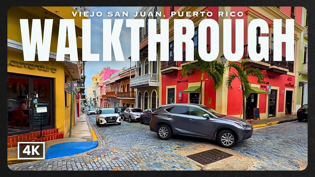 Old San Juan, Puerto Rico // Full 1-Hour Walkthrough (4K)