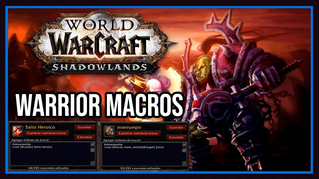 MACROS PARA GUERRERO | Shadowlands