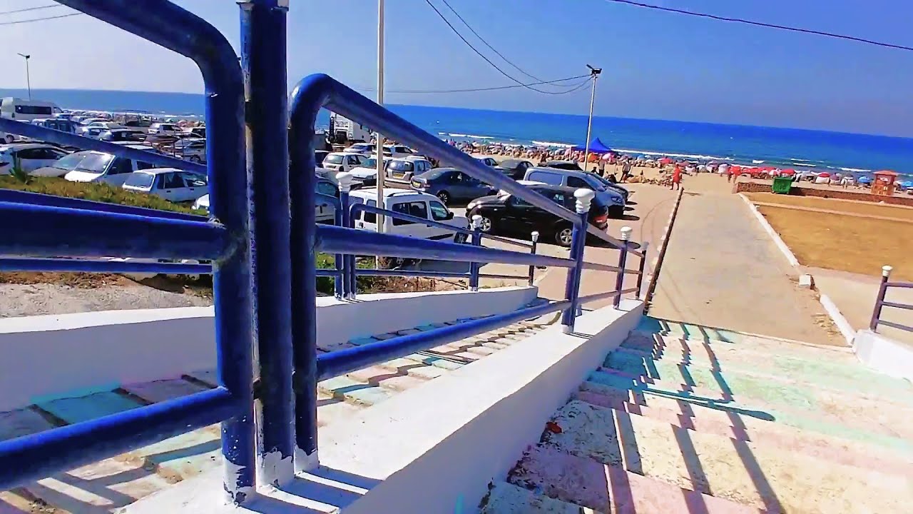 تعرفو على التهيئات الساحلية بشاطئ بودواو البحري في هذا الفديو الجميل من عين المكان BOUDOUAOU BAHRI