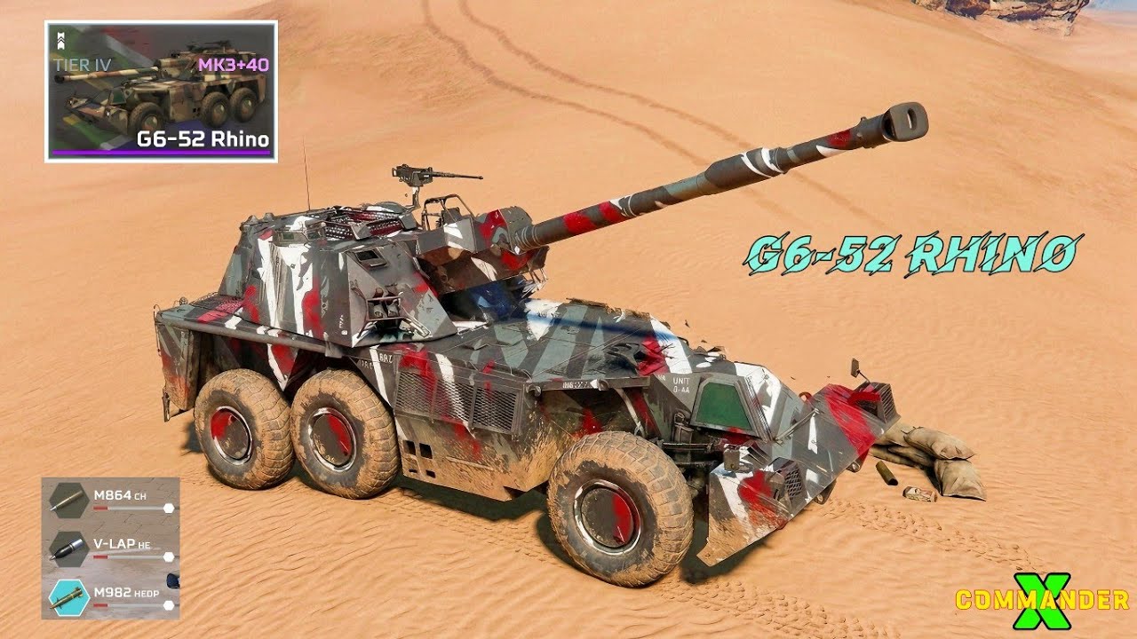 G6 52 Rhino DESTROYS Everything! 155mm Artillery Gameplay