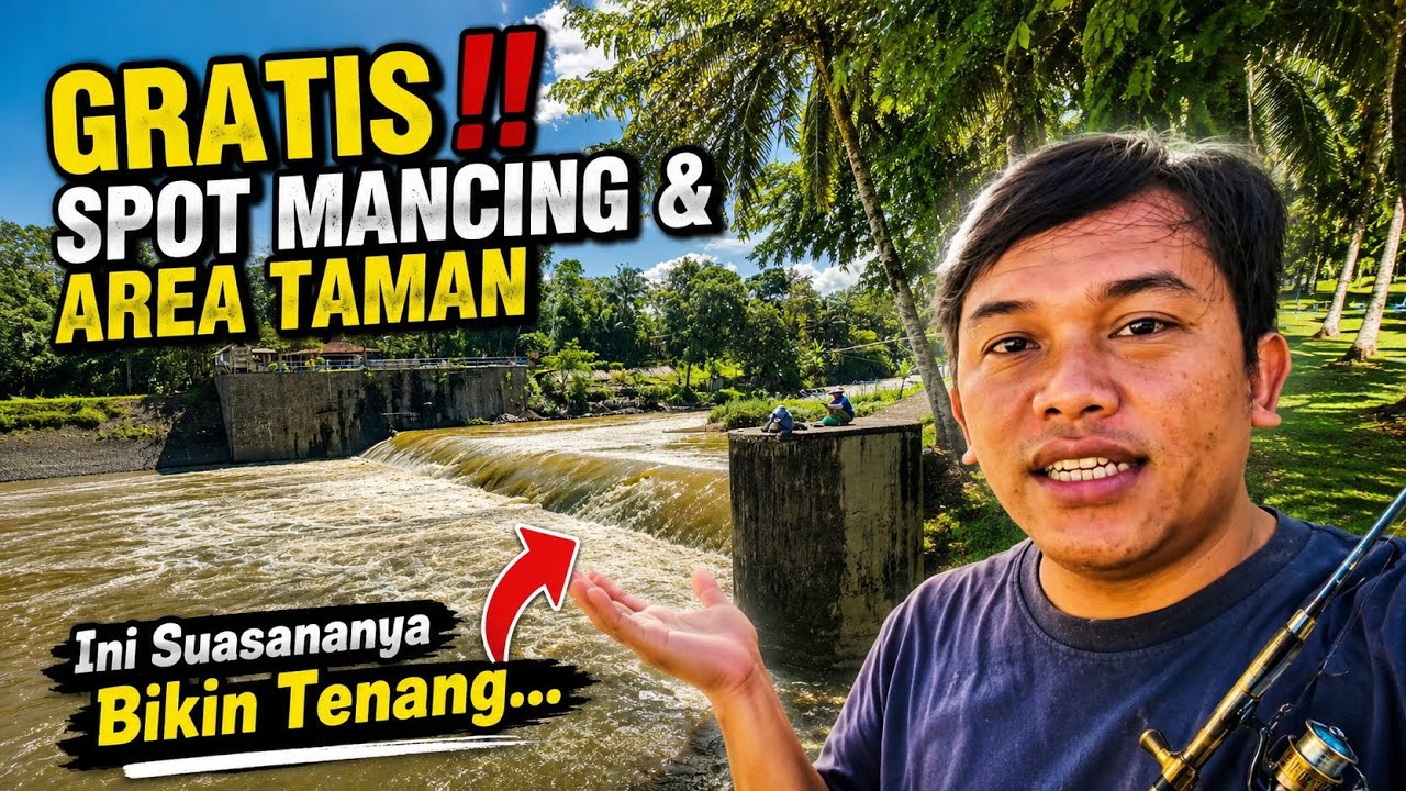 MENGUNJUNGI TEMPAT YANG BIASA BUAT NONGKRONG SANTAI DI BANJARNEGARA ||  KEINDAHAN TEPI SUNGAI SERAYU