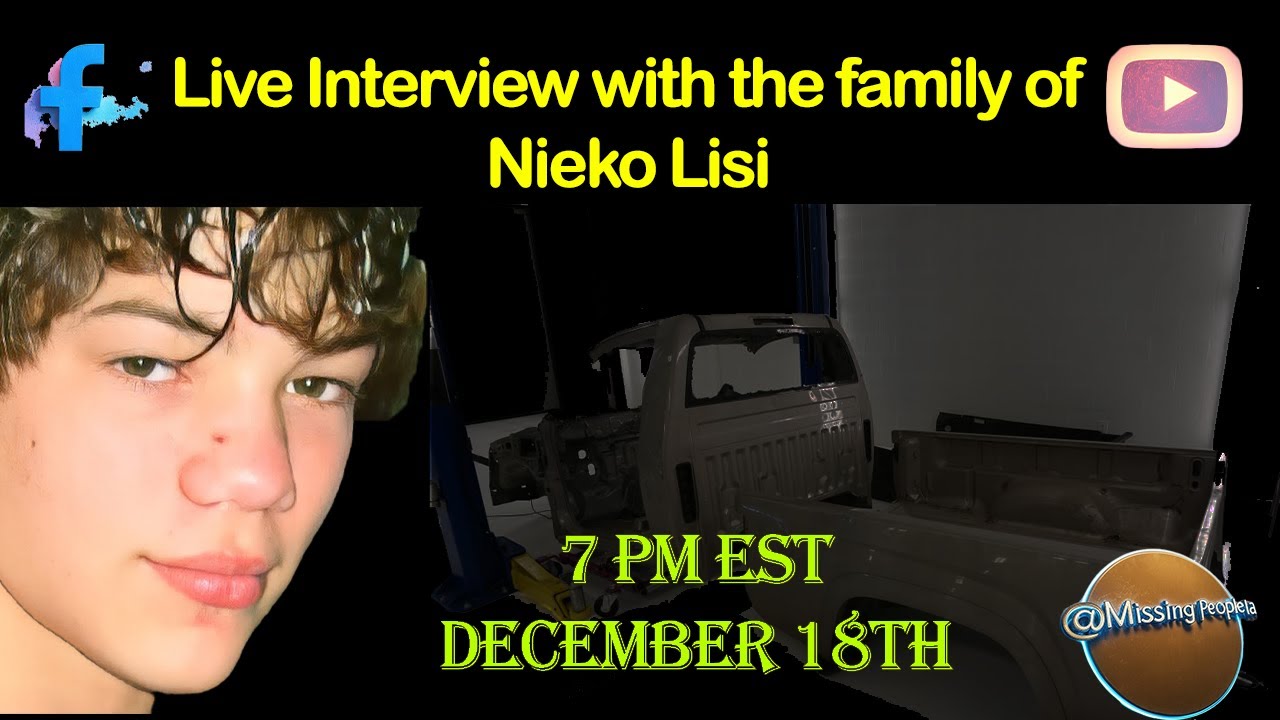 Live Interview - Missing Nieko Lisi