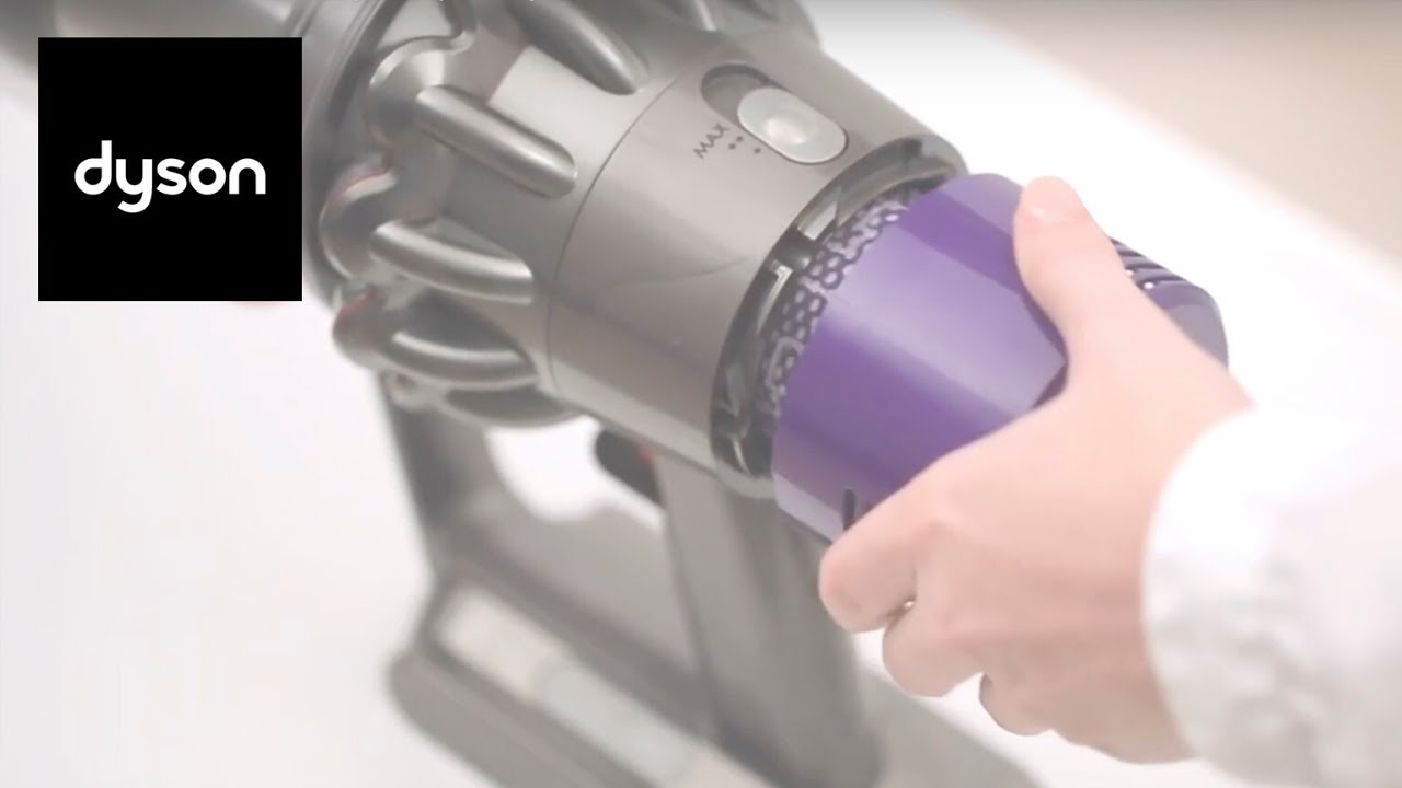 How to clean your Dyson Cyclone V10&trade; cordless vacuum's filter