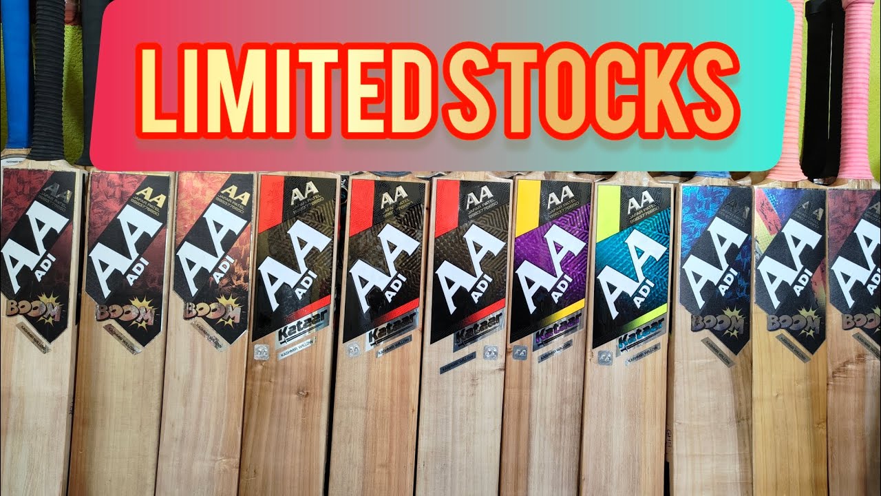 AA ADI Kataar Edition  & AA ADI BOOM Edition bats available at Store |   Selected Bats ise kahte hai