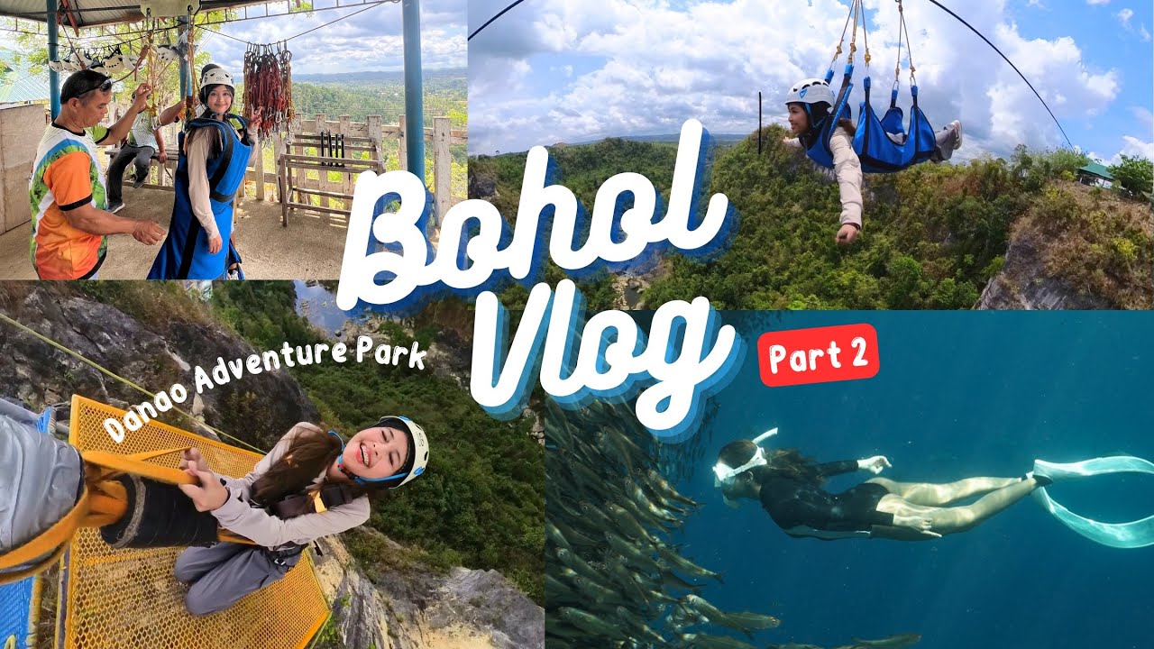 Bohol vlog 2025 itinerary (The Plunge Danao Adventure Park + Oceanica & Napaling point freediving)