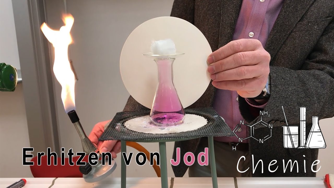 Chemie Lernvideo - Erhitzen von Jod - Freiherr-vom-Stein-Schule H&uuml;nfelden Dauborn