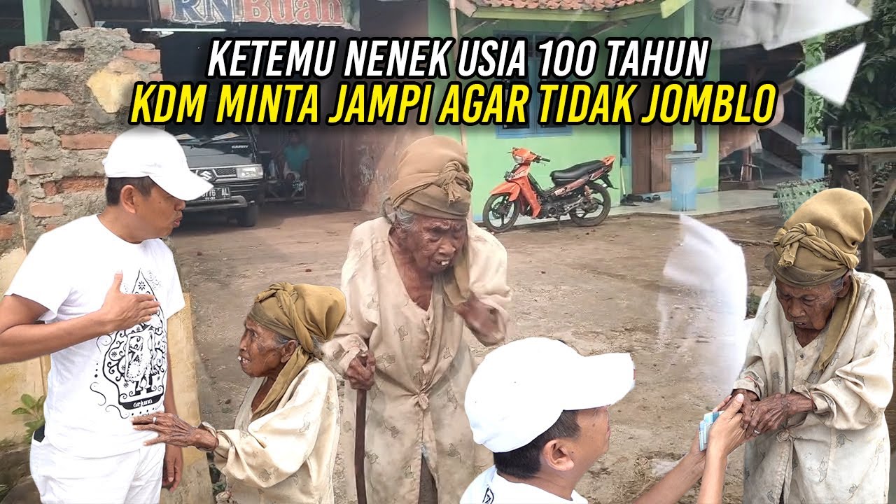 KETEMU NENEK USIA 100 TAHUN | KDM MALAH MINTA JAMPI AGAR TIDAK JOMBLO
