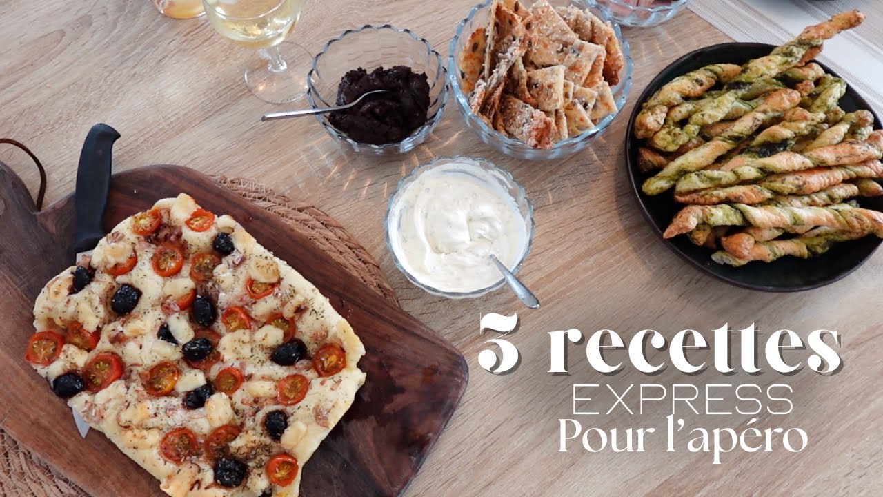 3 RECETTES EXPRESS apéritif d'été 100% fait maison ! Facile & Rapide My Sweet Little Baby