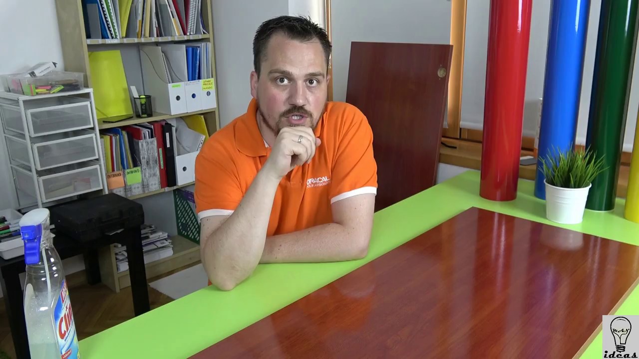 LEPLJENJE ORMARA FOLIJOM - Oracalova radionica