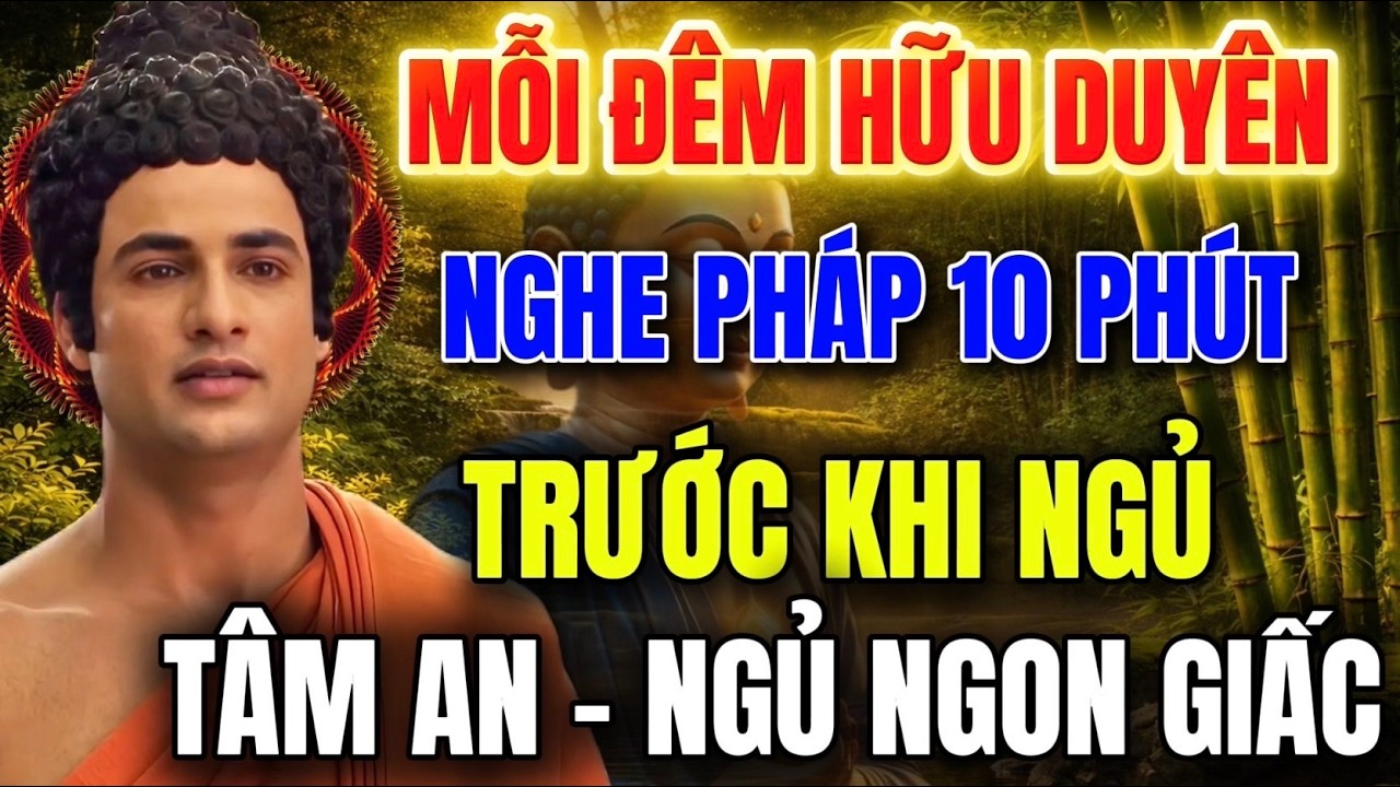 Mỗi Đêm Hữu Duyên - Nghe Pháp 10 Phút Trước Khi Ngủ - Tâm An , Giấc Ngủ Ngon !