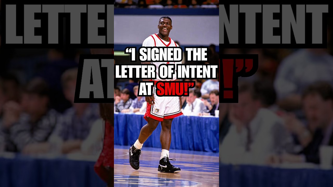 Larry Johnson TELLS a STORY of WHY he CHOSE UNLV OVER SMU! 🔥#shorts #nba