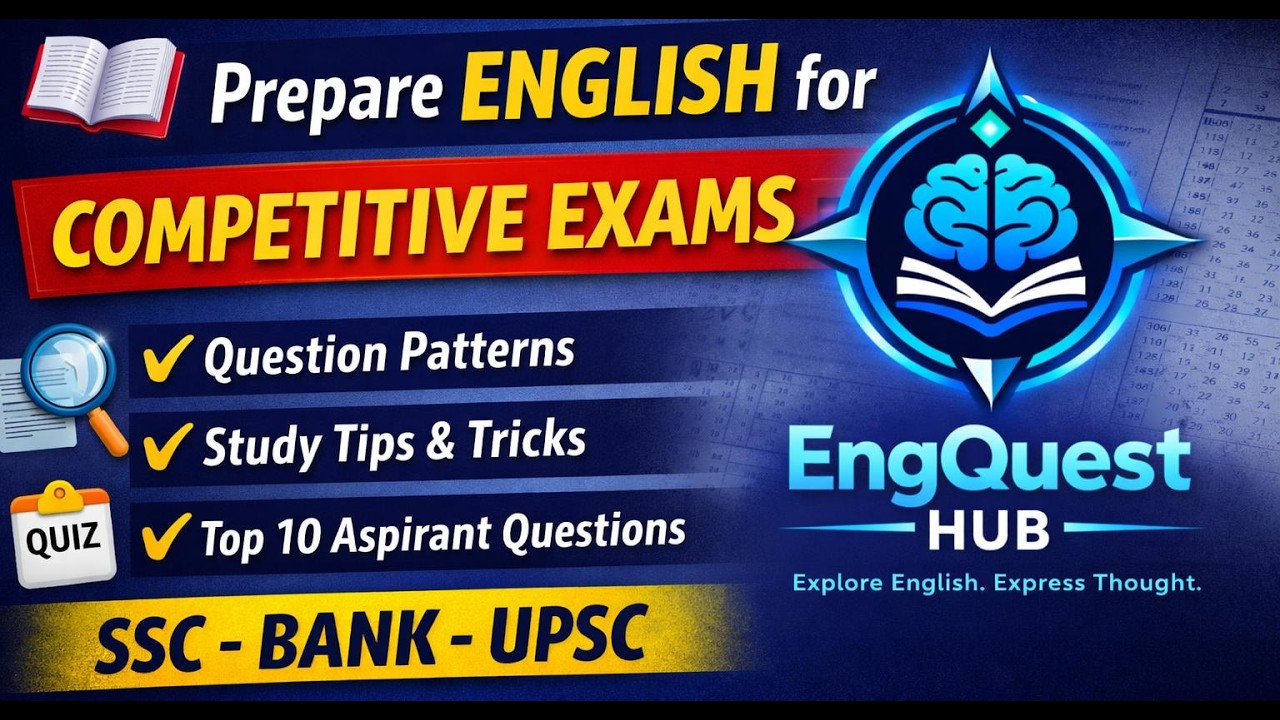 Live Session - 2 | Struggling with English in Competitive Exams? Strategy Session | EngQuest Hub