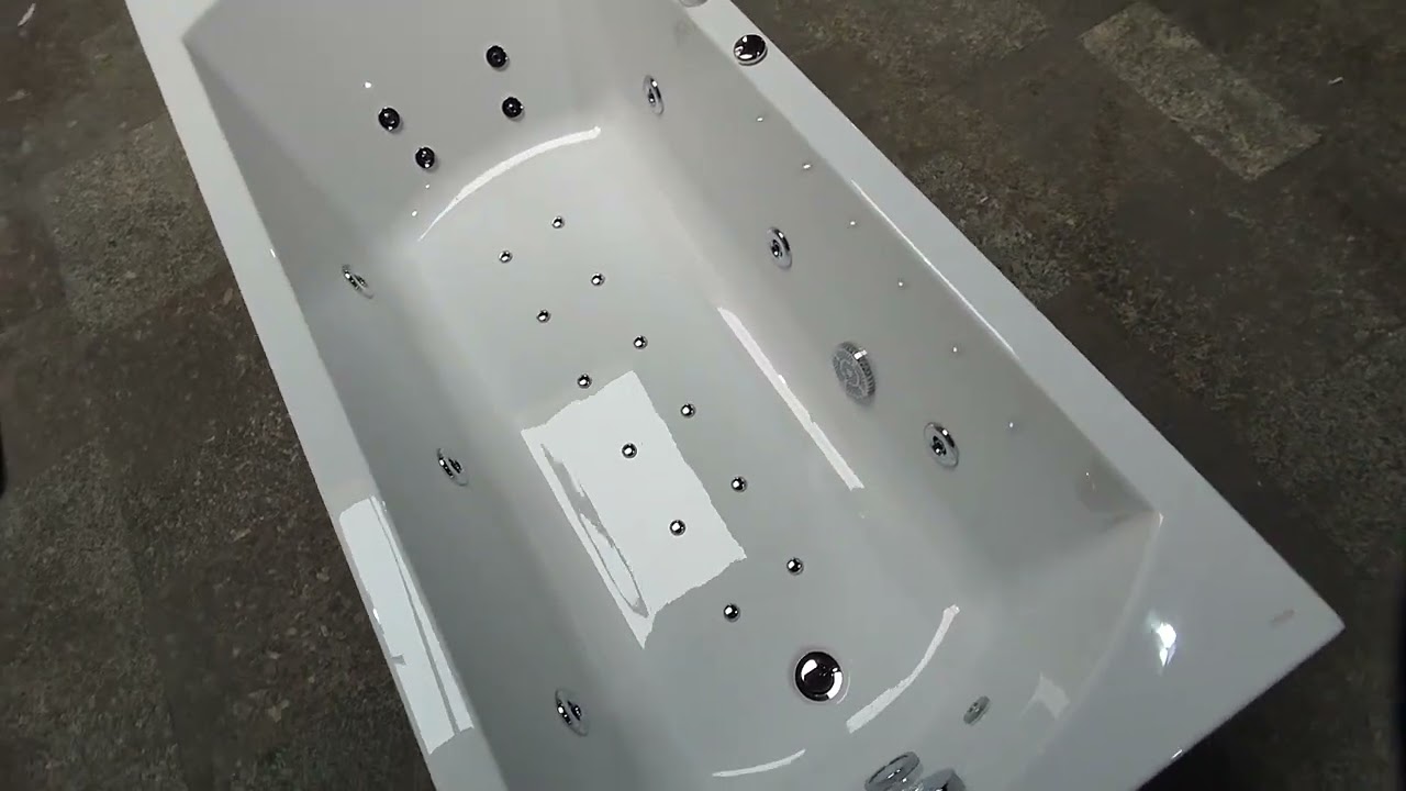 Wanna z hydromasażem Perfect 180x80 z systemem hydromasażu Wanpol.
