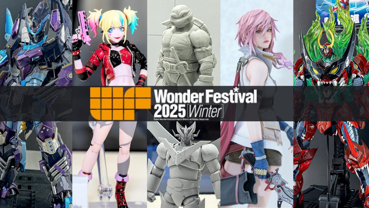 Wonder Festival 2025 Winter: Kaiyodo, Wave, threezero, Flame Toys, X-PLUS & More!