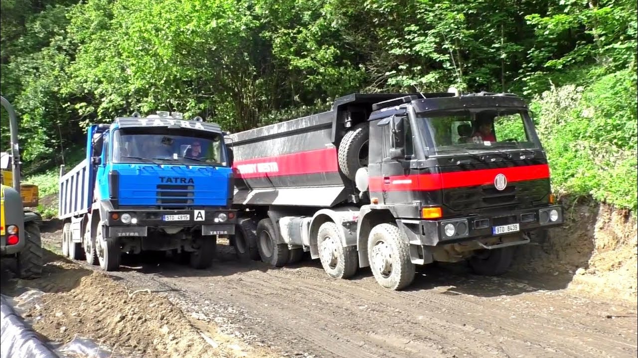 Liebherr 934, Tatra 815 and Terrno 8x8