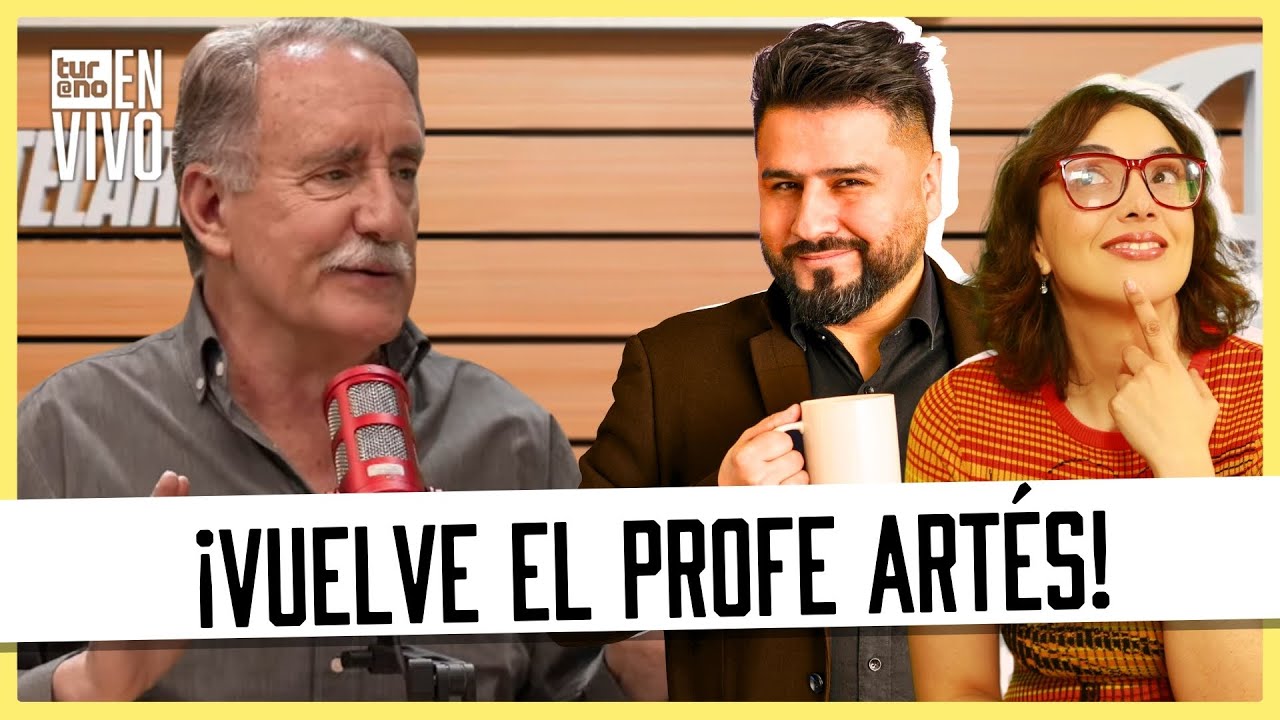 ¡Nos VISITA el Profe ARTÉS! ¡ESCÁNDALO por festival P*RN* financiado por el ESTADO! | #TurnoEnVivo