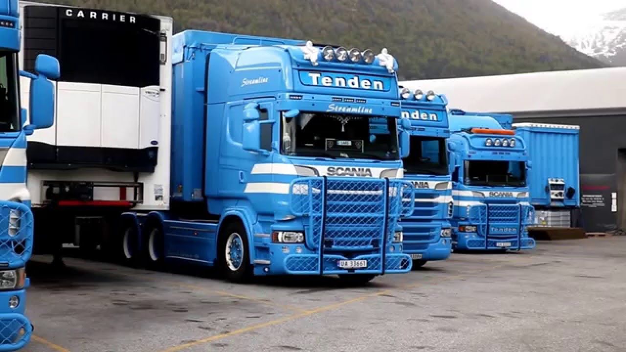 Thor Tenden Transport Scania's in Action