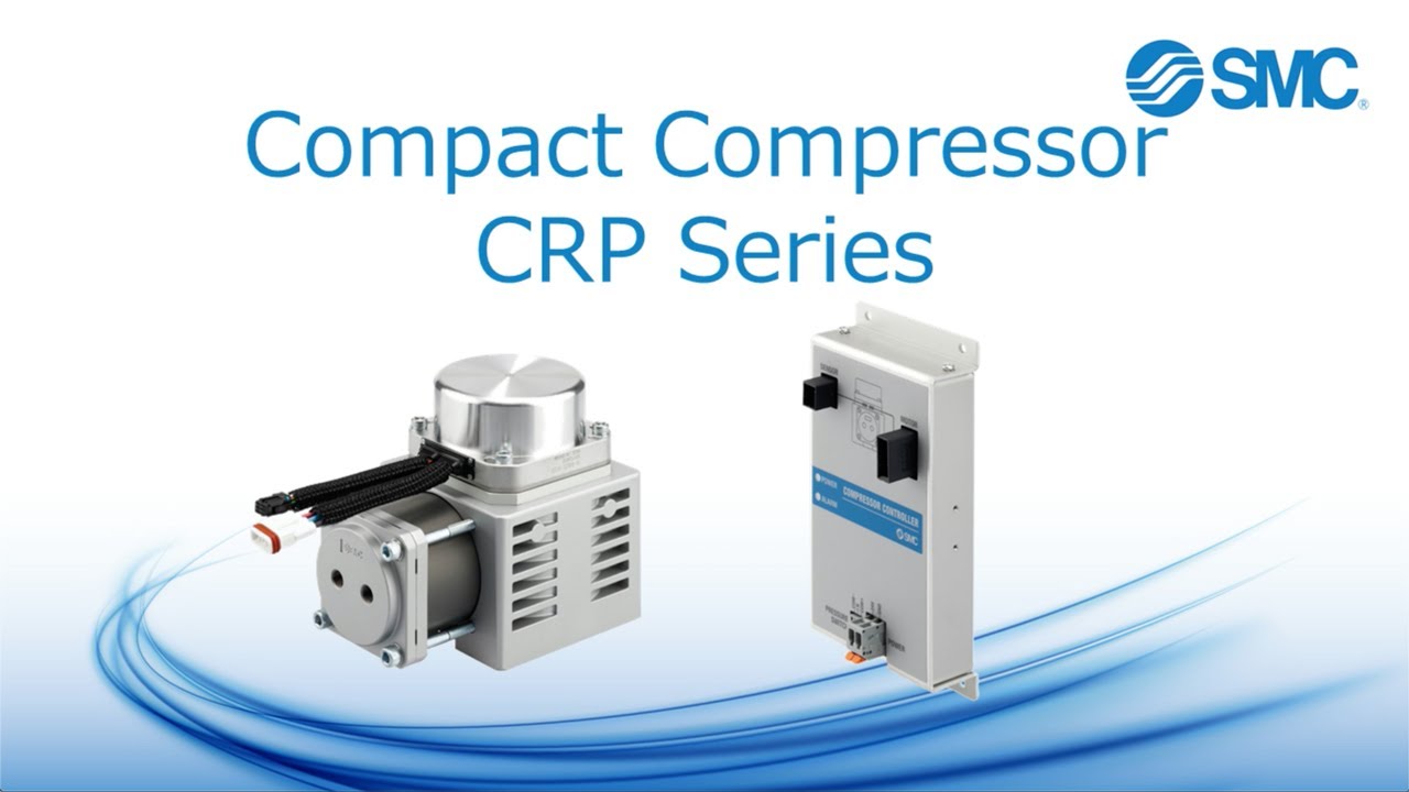 SMC Compact Compressor for COBOT, AGV or AMRs applications CRP series