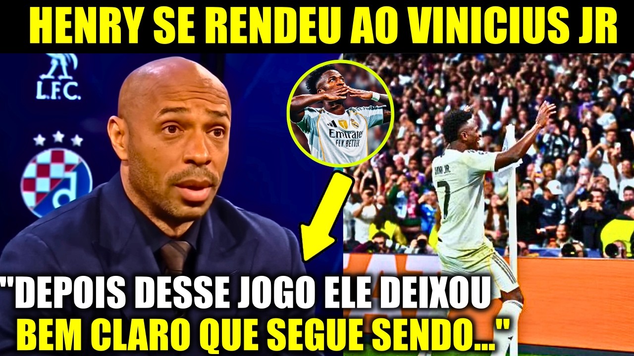 🚨NOSSA! OLHA COMO O HENRY REAGIU AO SHOW DO VINI JR CONTRA O BENFICA!