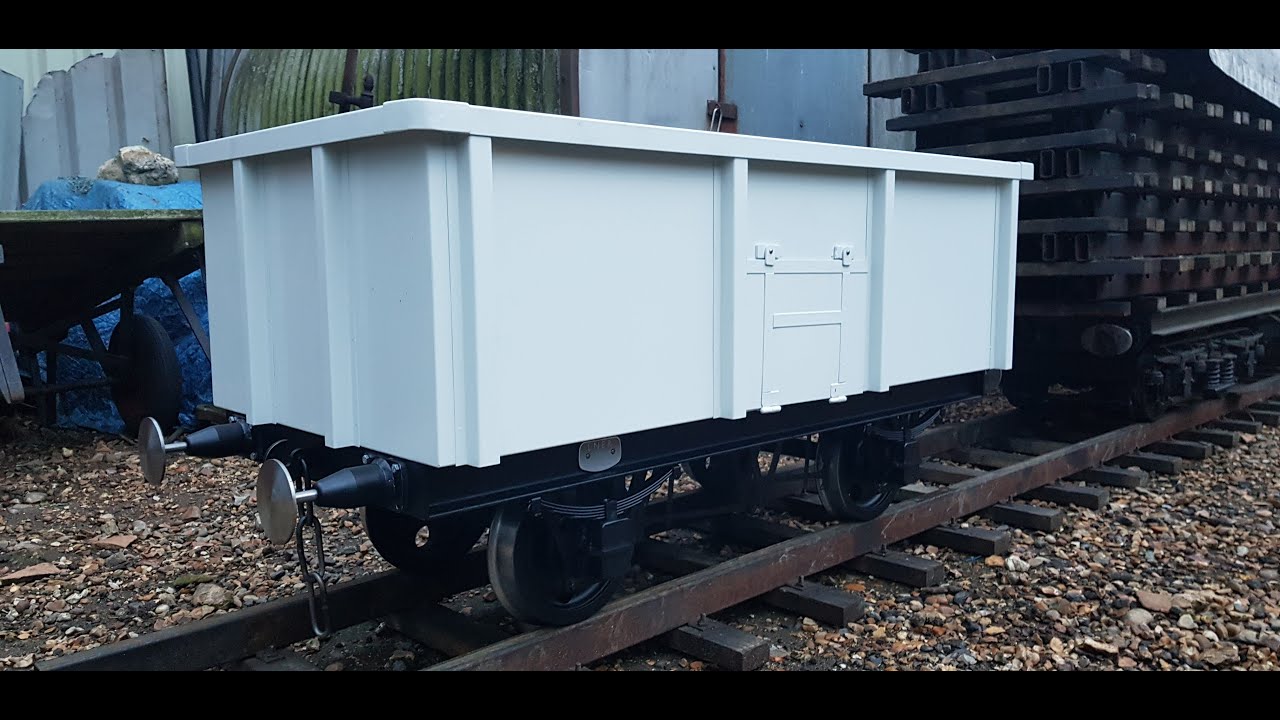 16T Wagons in 10 1/4 Gauge, the windcutter rake in 1/5th Scale.