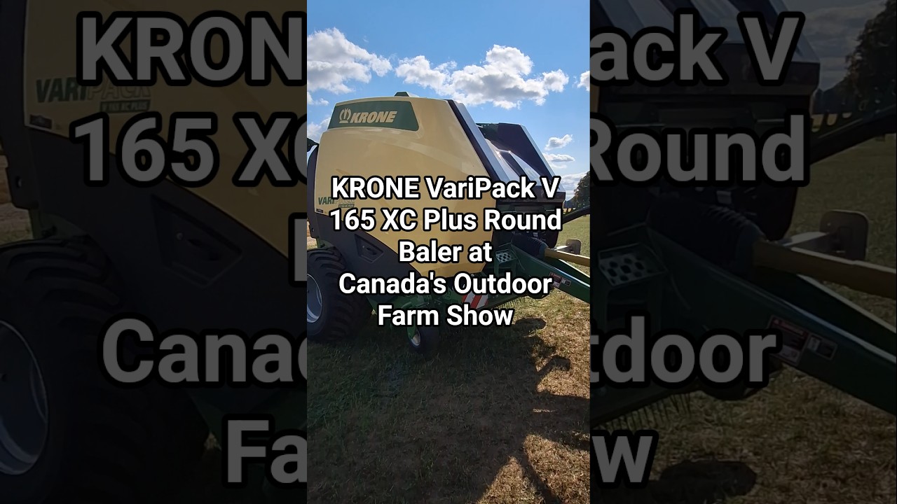 KRONE VariPack V 165 XC Plus Round Baler at Canada's Outdoor Farm Show #krone #cofs