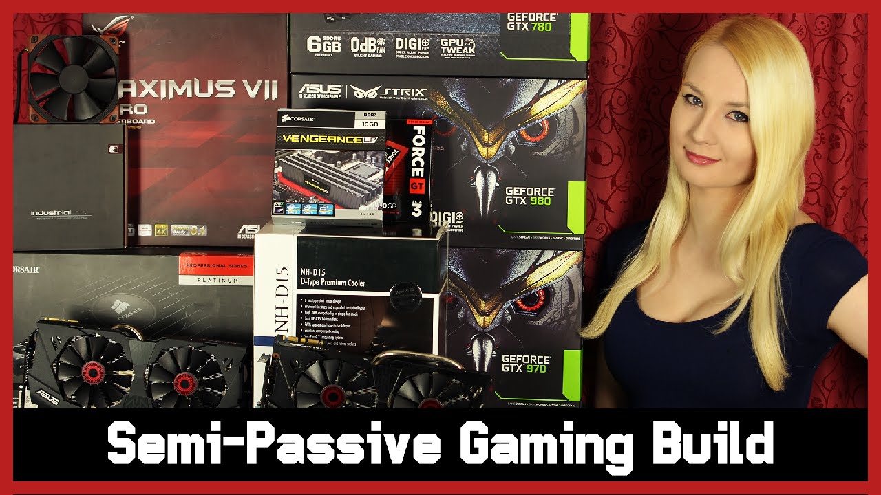 Полупассивная игровая сборка – GTX 980 970 780 Strix, i7 4790K, Noctua NH-D15, Corsair 730T, ROG ...