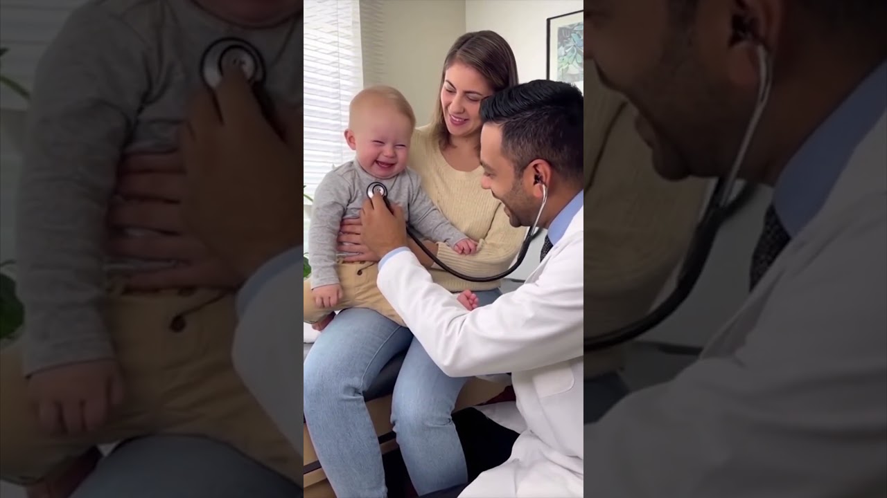&ldquo;Baby Turns Doctor Visit Into Comedy! 😂🩺❤️&rdquo;