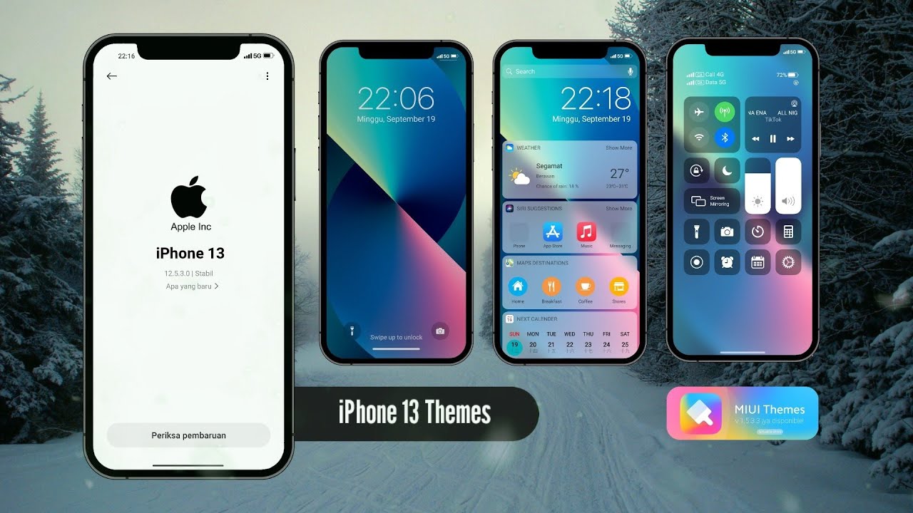 MIUI 12 Themes iPhone 13 | MIUI Themes Store Xiaomi
