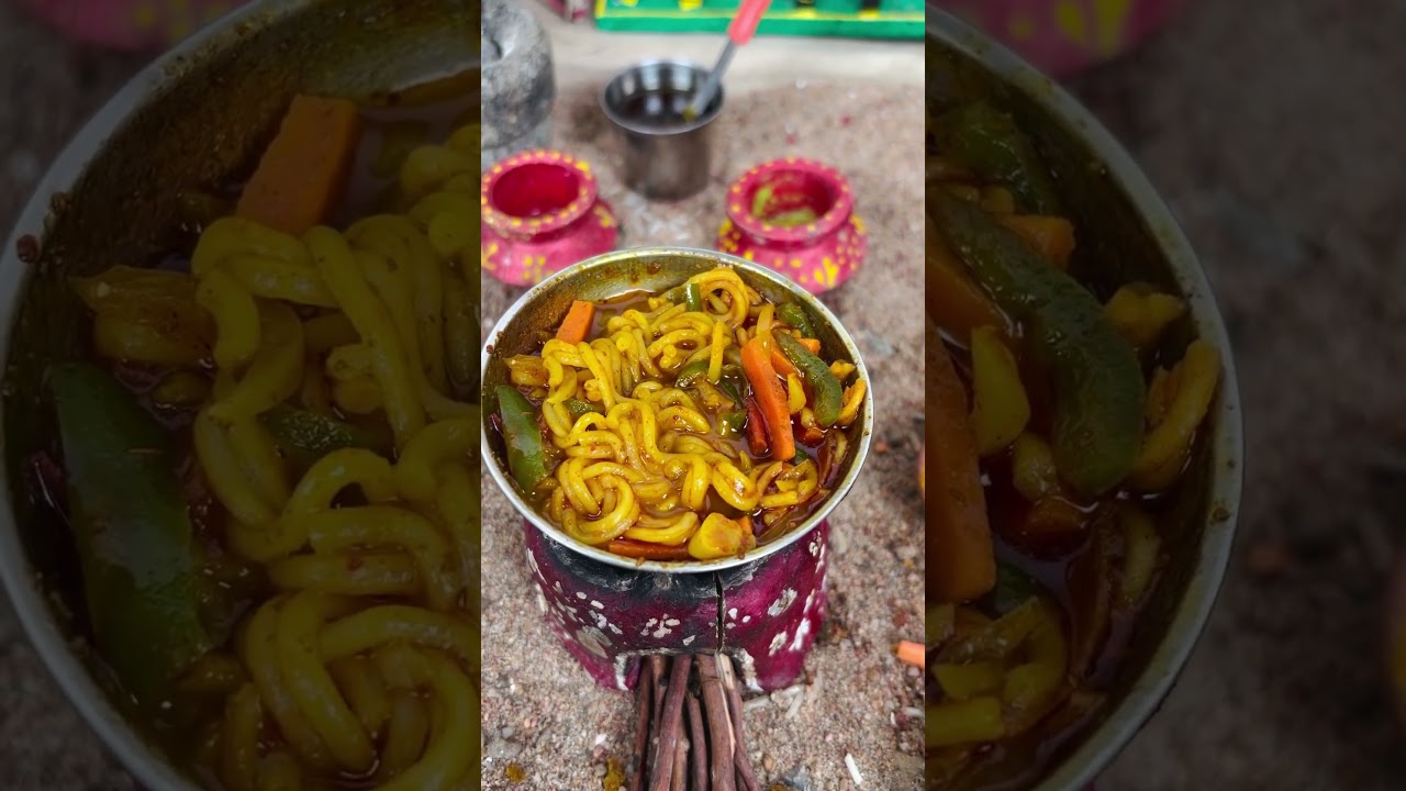 Miniature Spicy Maggi Masala | Street Style Maggi Recipe | Tiny Foodkey | Best Maggi Masala Recipe