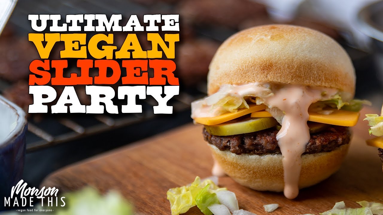 BEST Vegan Sliders w/ Fresh Baked Buns + Easy McDonalds Big Mac + BTS Cajun Sauce Recipe -Impossible