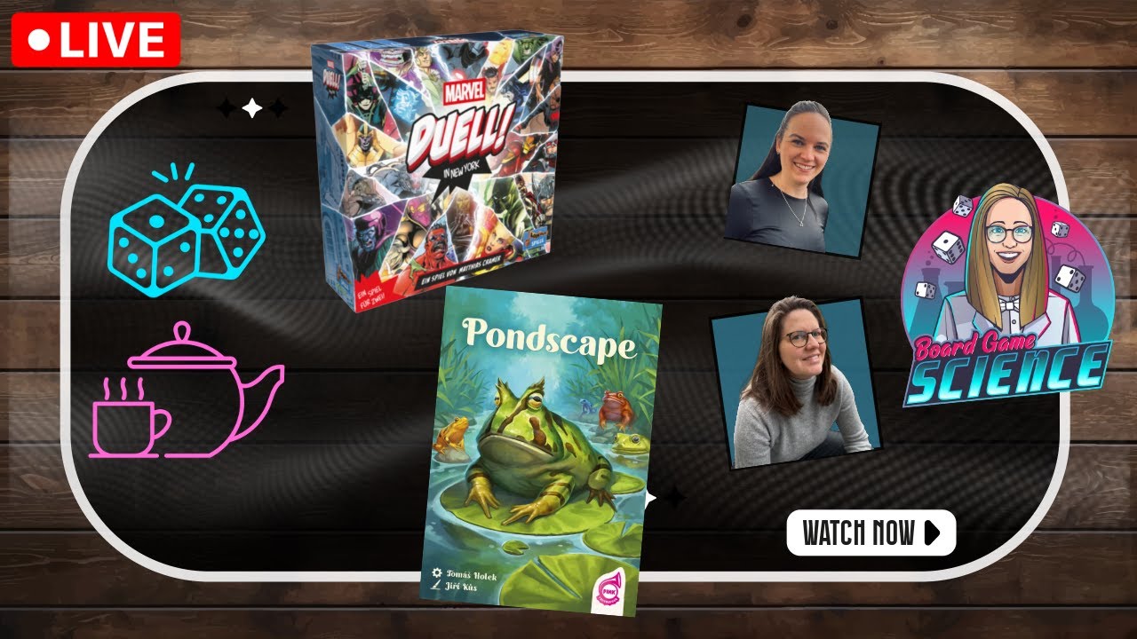 Würfel & Tee #4 Livestream [Froschreich / Pondscape & Marvel Duell! in New York /Skirmish!] Spielen