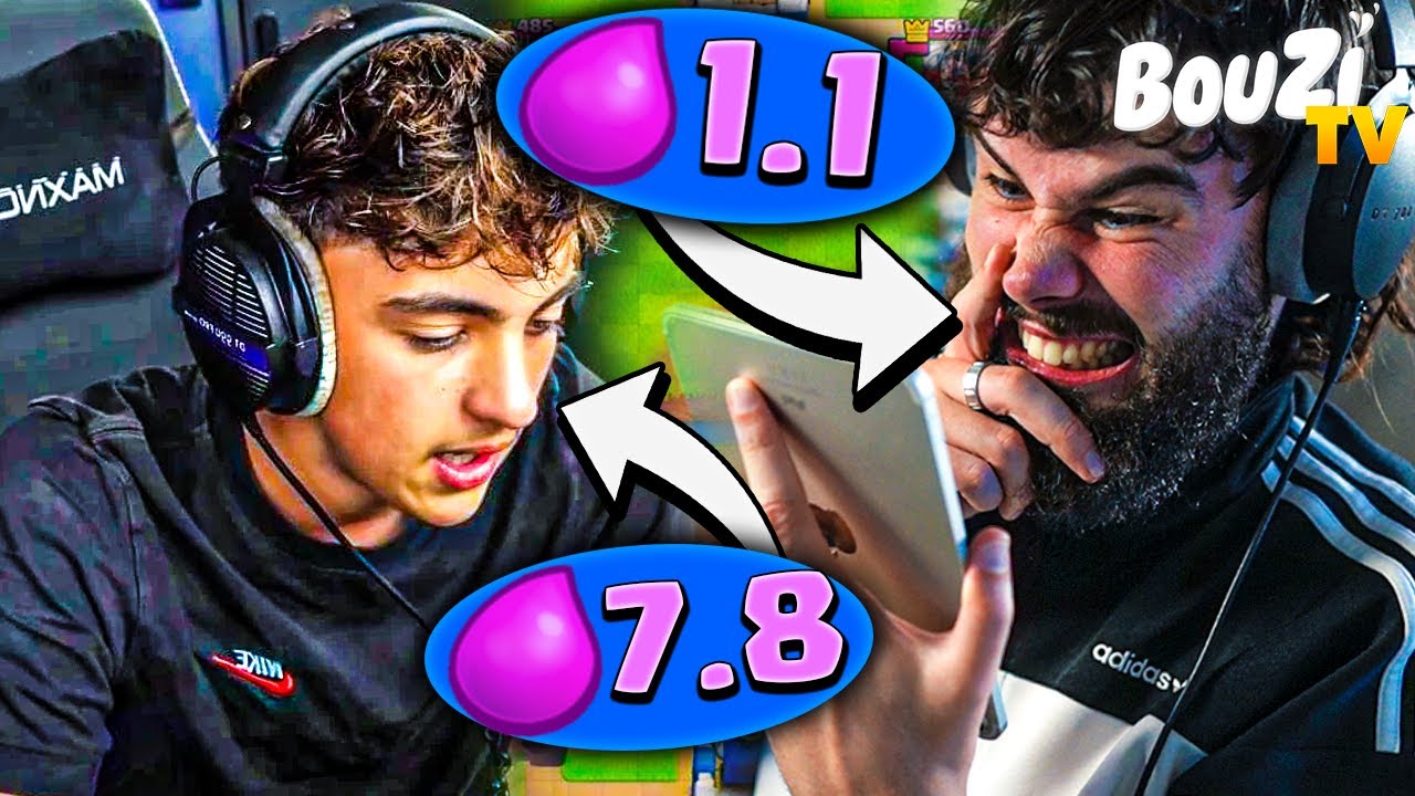DECK LE MOINS CHER AVEC DECK LE PLUS CHER SUR CLASH ROYALE AVEC INOX !
