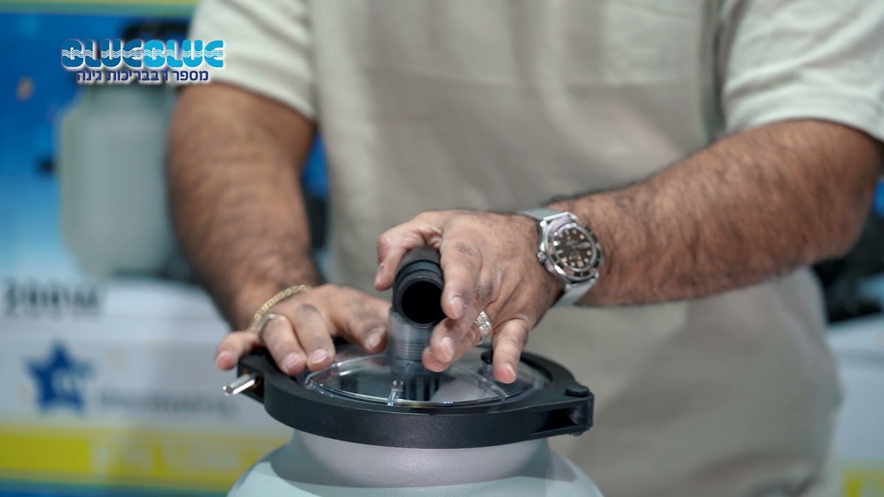 הרכבה והפעלה משאבת חול 1200 גלון